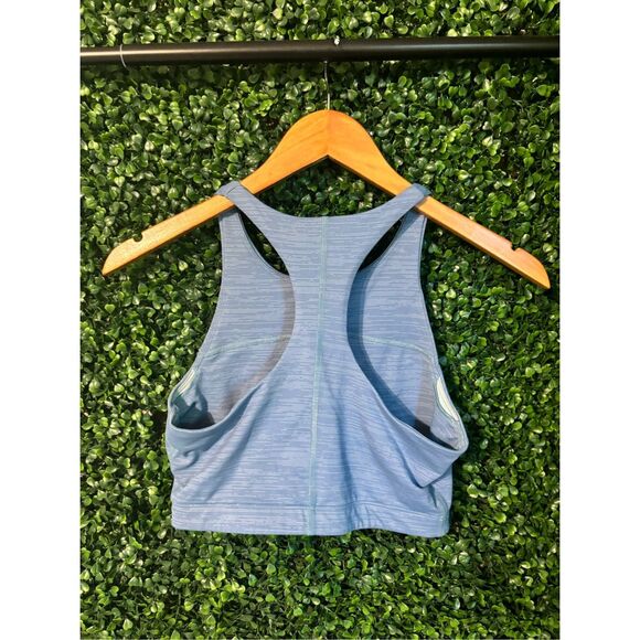 Outdoor Voices Blue High Neck Sports Bra Size Small - Picture 3 of 4